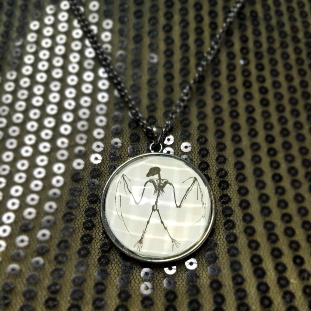 Bat Xray Necklace